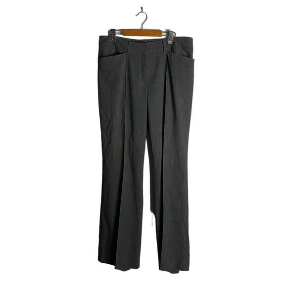 Olsen Europe Women's Gray Straight Leg Formal Wear Pants - Picture 1 of 10